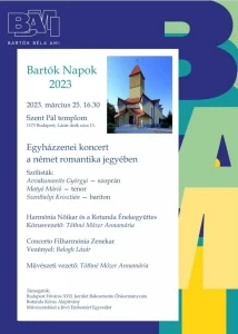 2023-03-25 Egyházzenei koncert a német romantika jegyében 