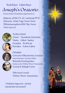 2026-03-22 Joseph's Oratorio ősbemutató